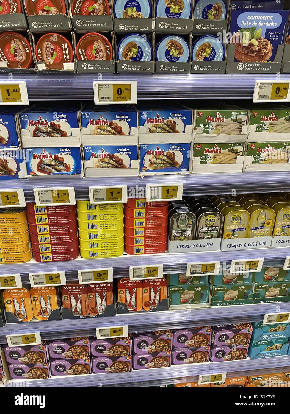 Portuguese tinned fish Stock Photo Alamy