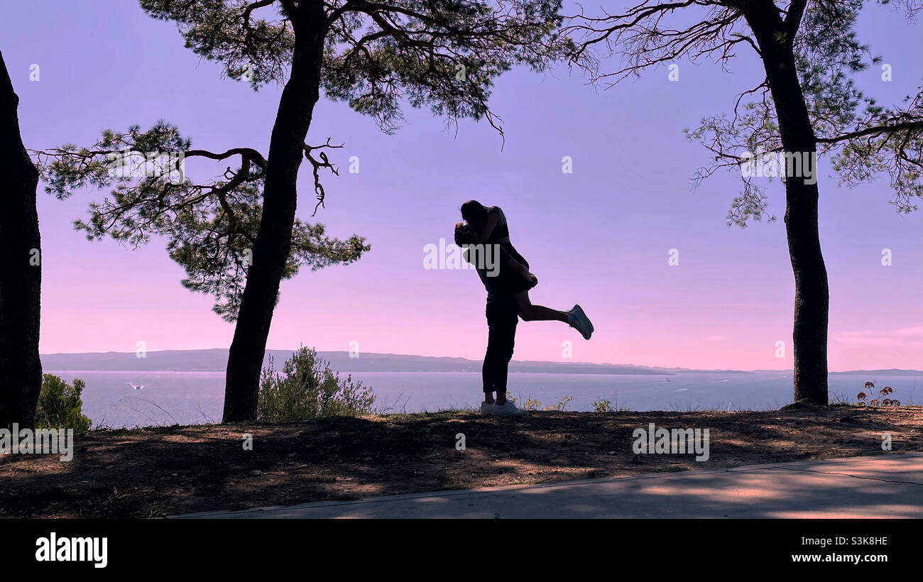 In love - Smartphone Captured Stock Image