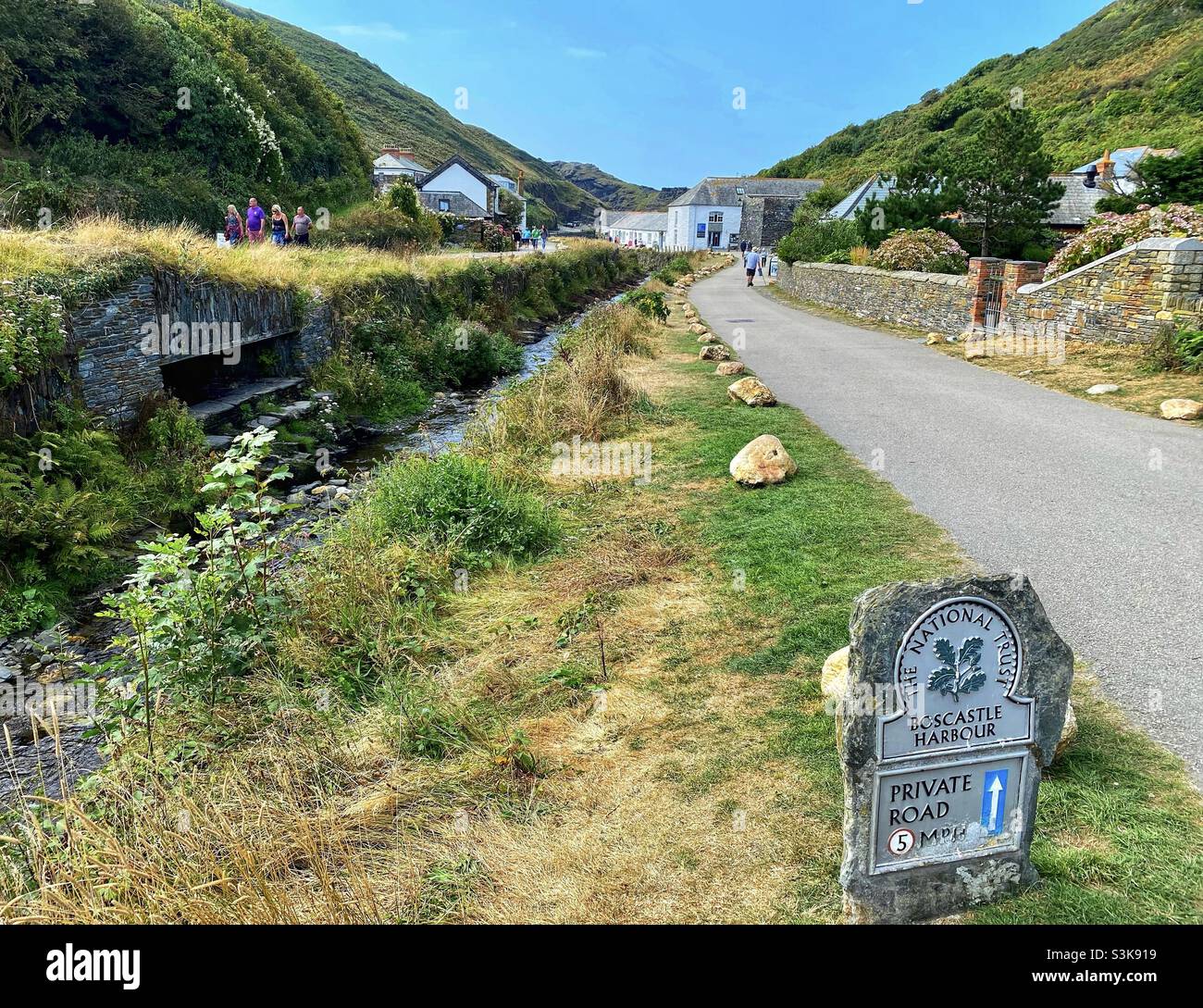 Boscastle cornwall - Smartphone Captured Stock Image