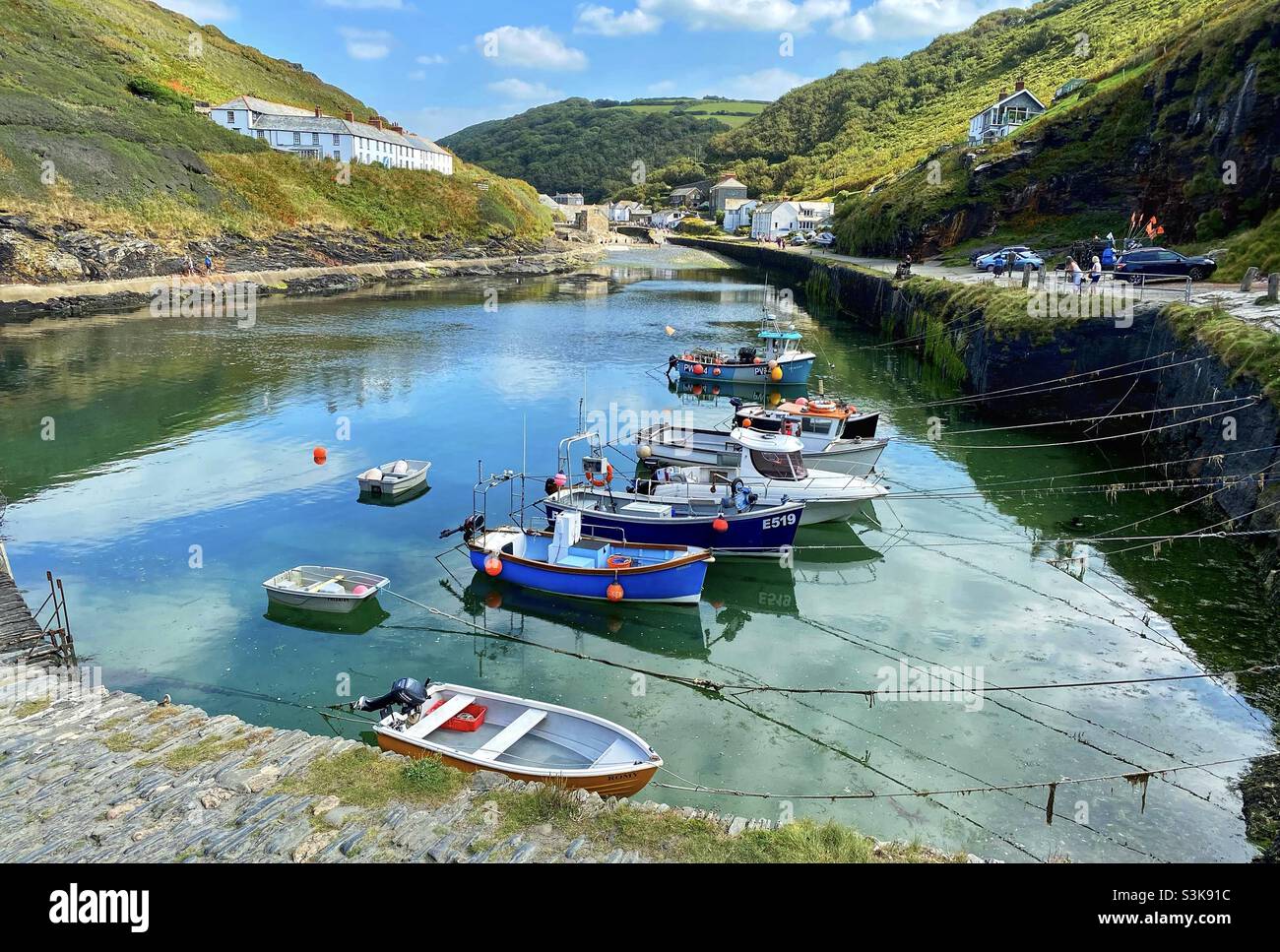 Boscastle cornwall - Smartphone Captured Stock Image