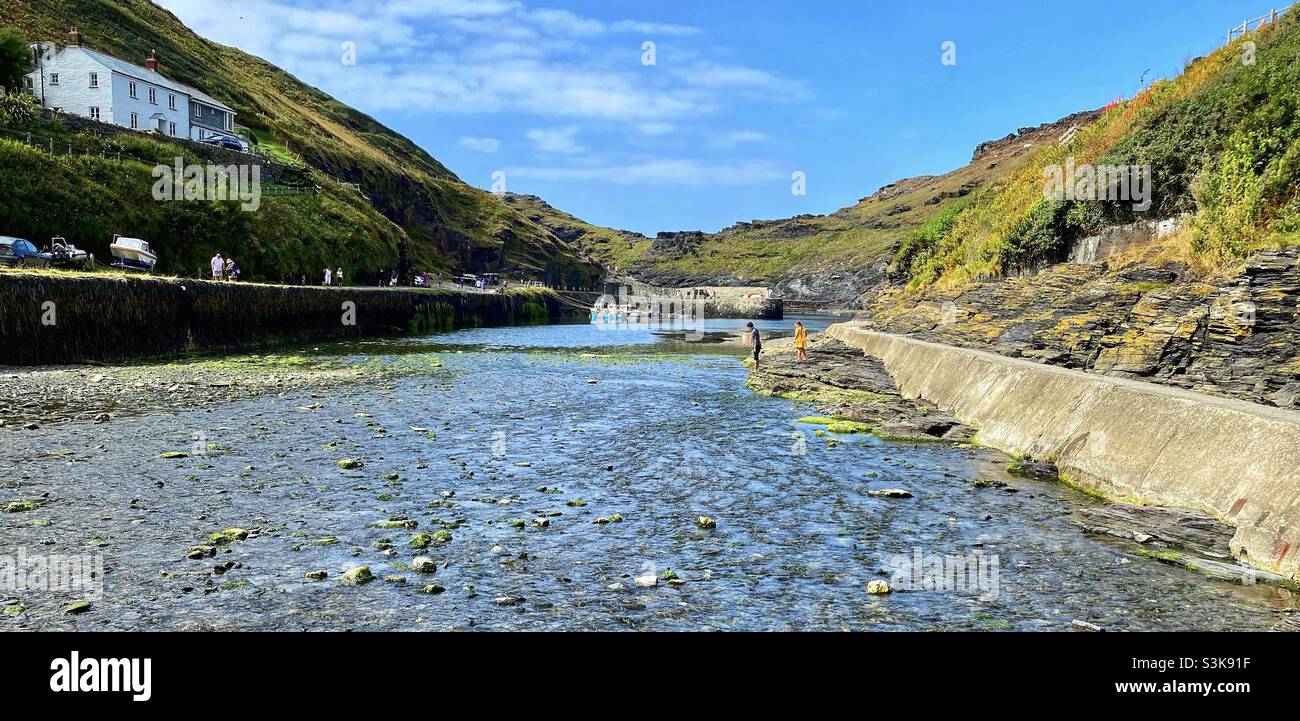 Boscastle cornwall - Smartphone Captured Stock Image