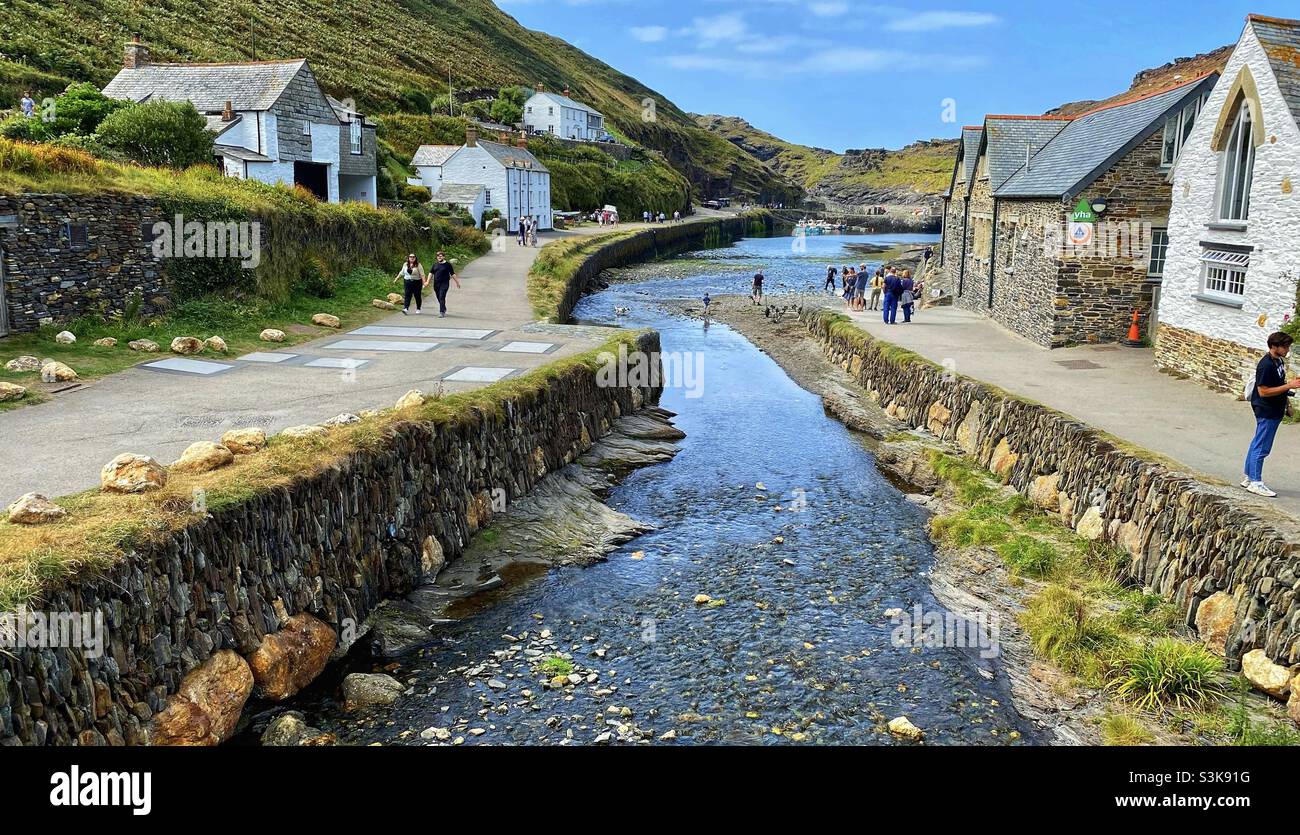 Boscastle cornwall - Smartphone Captured Stock Image