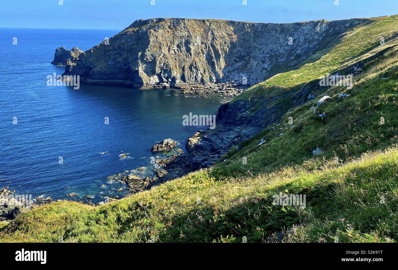 Tintagel. Cornwall - Smartphone Captured Stock Image