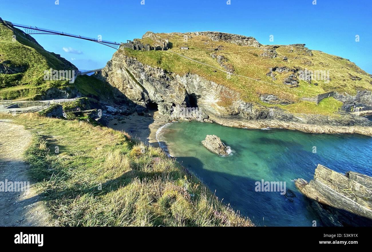 Tintagel cornwall - Smartphone Captured Stock Image
