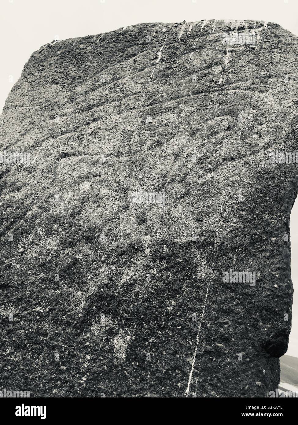 Craw Stane Mono - Smartphone Captured Stock Image