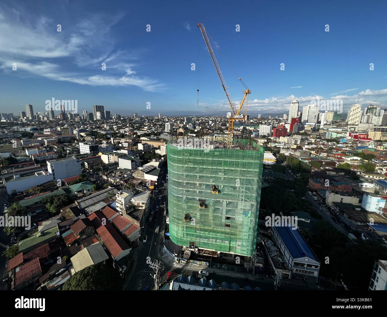 Construction and real state boom in the Philippines Stock Photo Alamy
