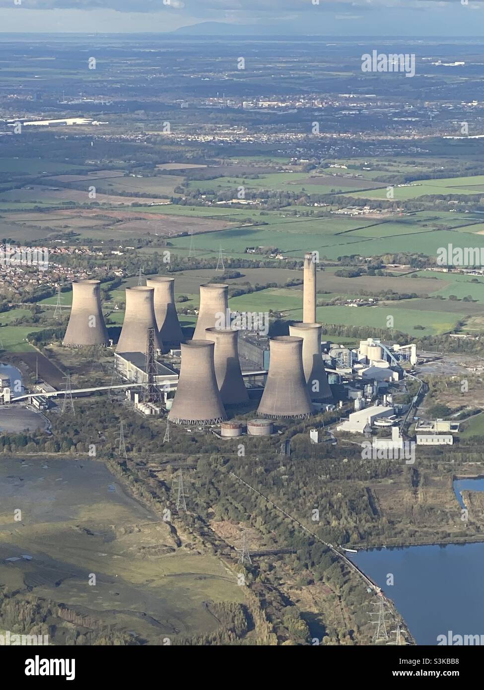 Fiddler’s Ferry Power Station Stock Photo