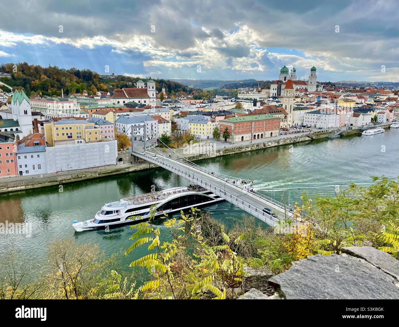Passau Germany - Smartphone Captured Stock Image