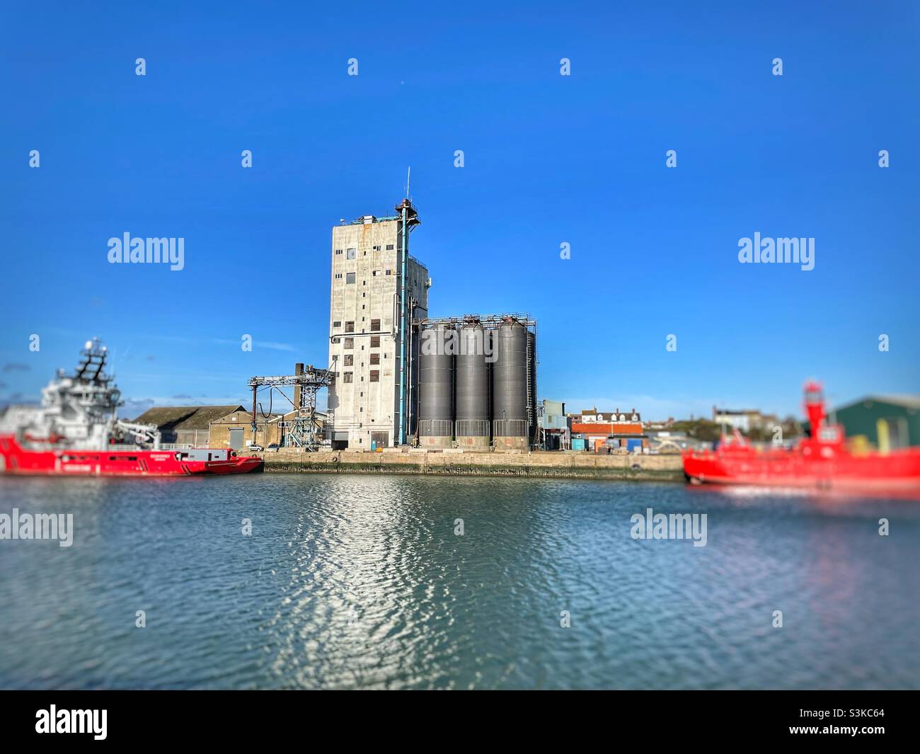Port of Lowestoft Suffolk England - Smartphone Captured Stock Image