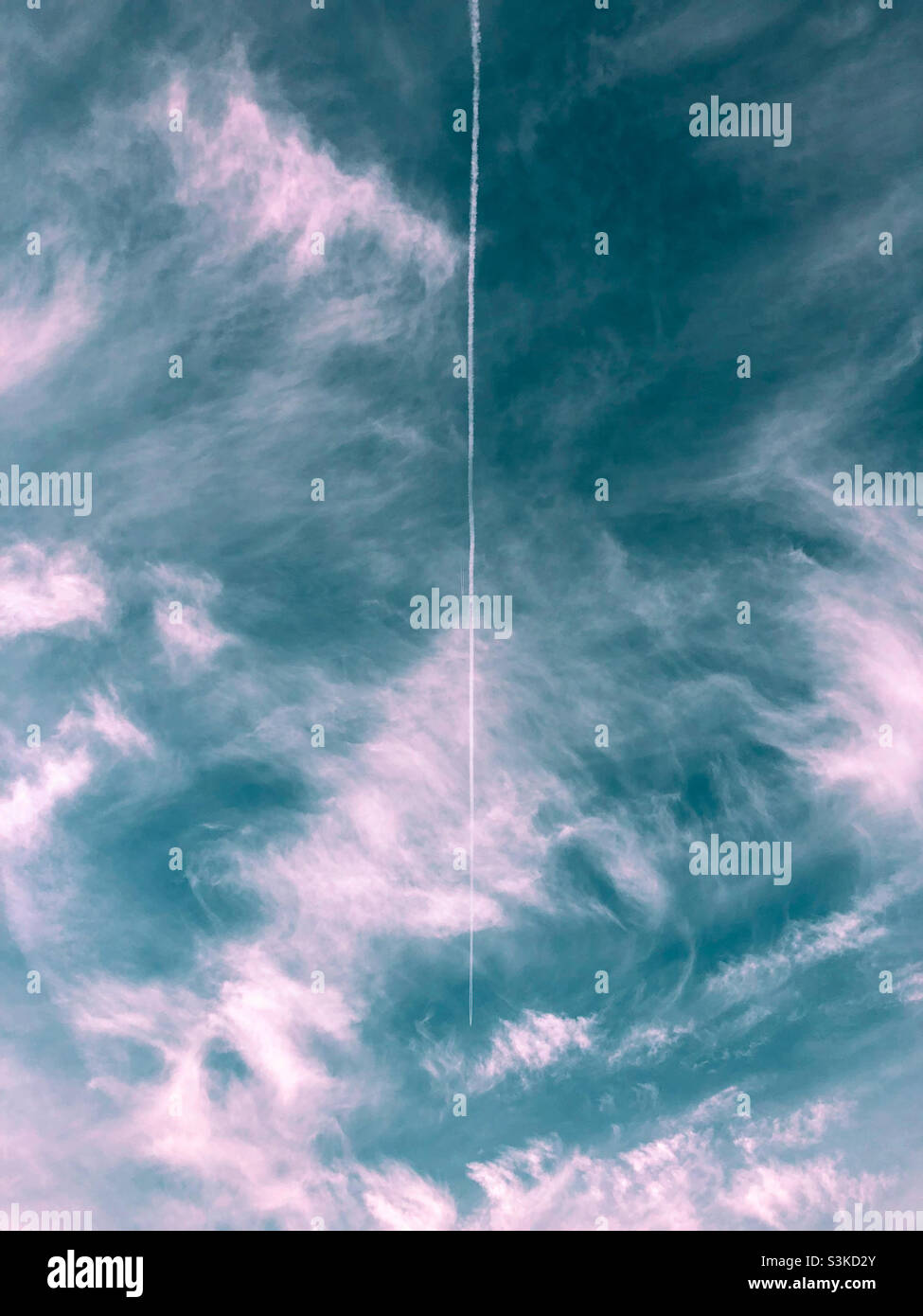 Sky minimalism - Smartphone Captured Stock Image