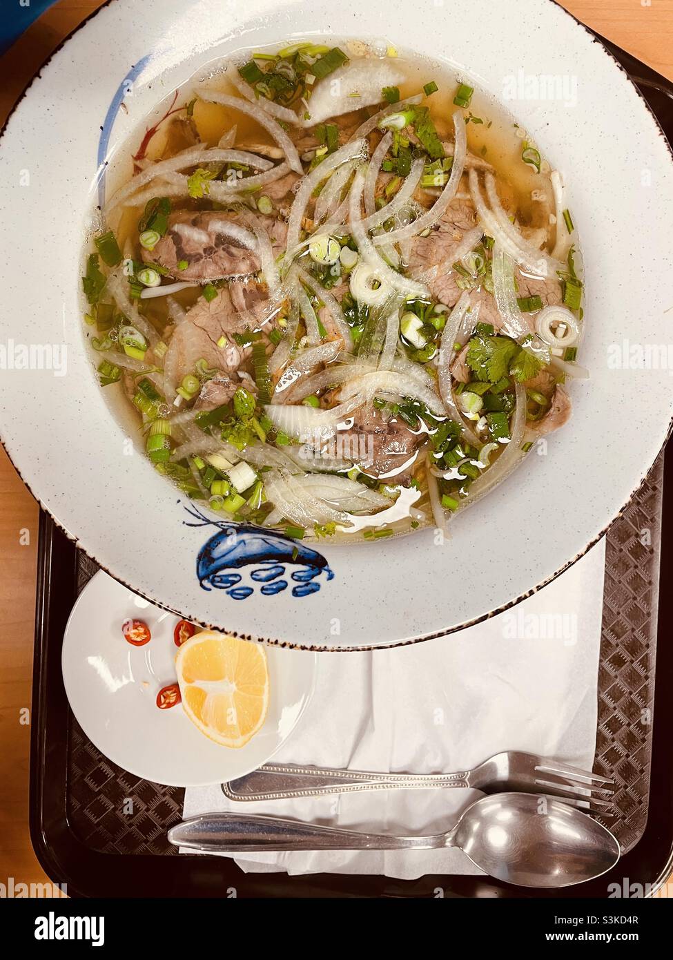 Korean beef soup Stock Photo - Alamy