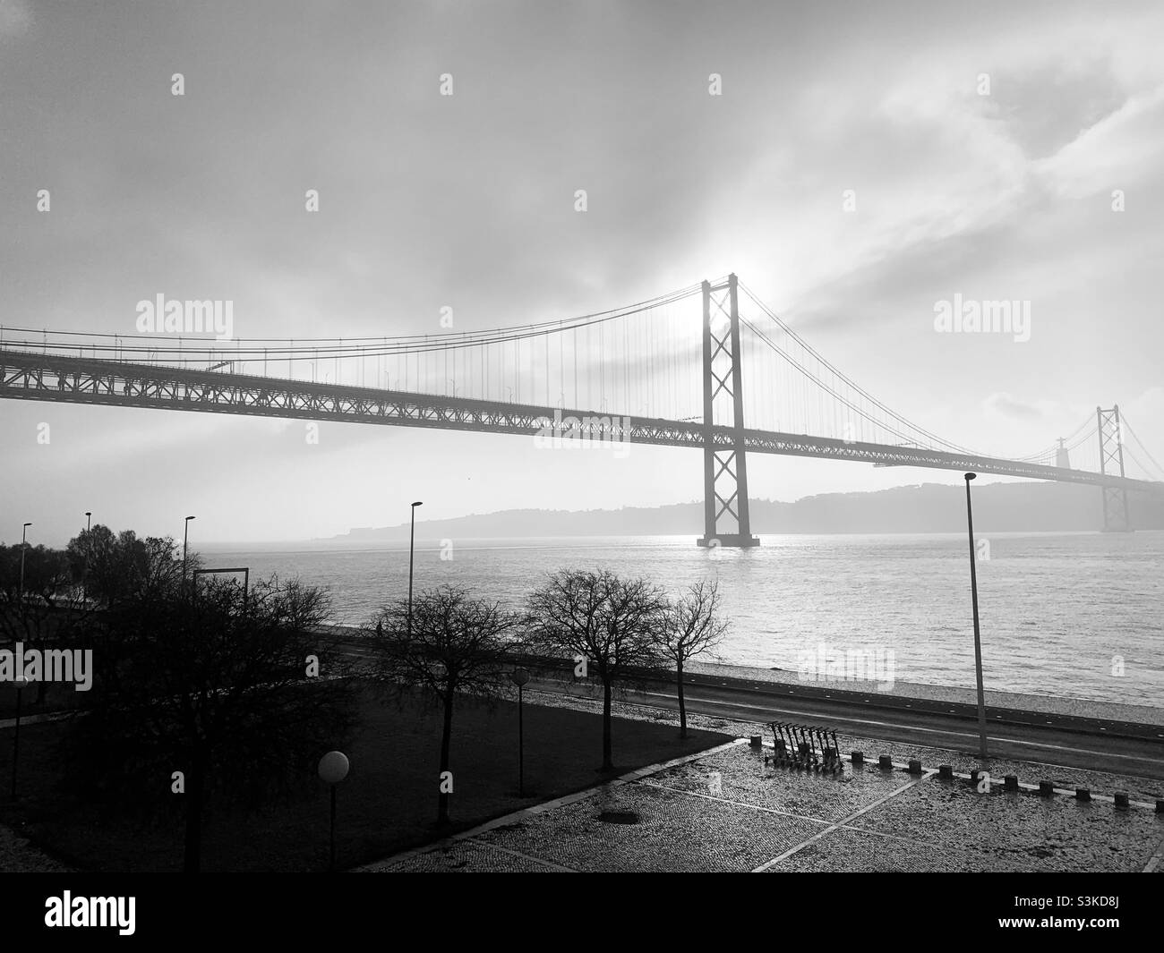 Lisbon in the rain Stock Photo - Alamy