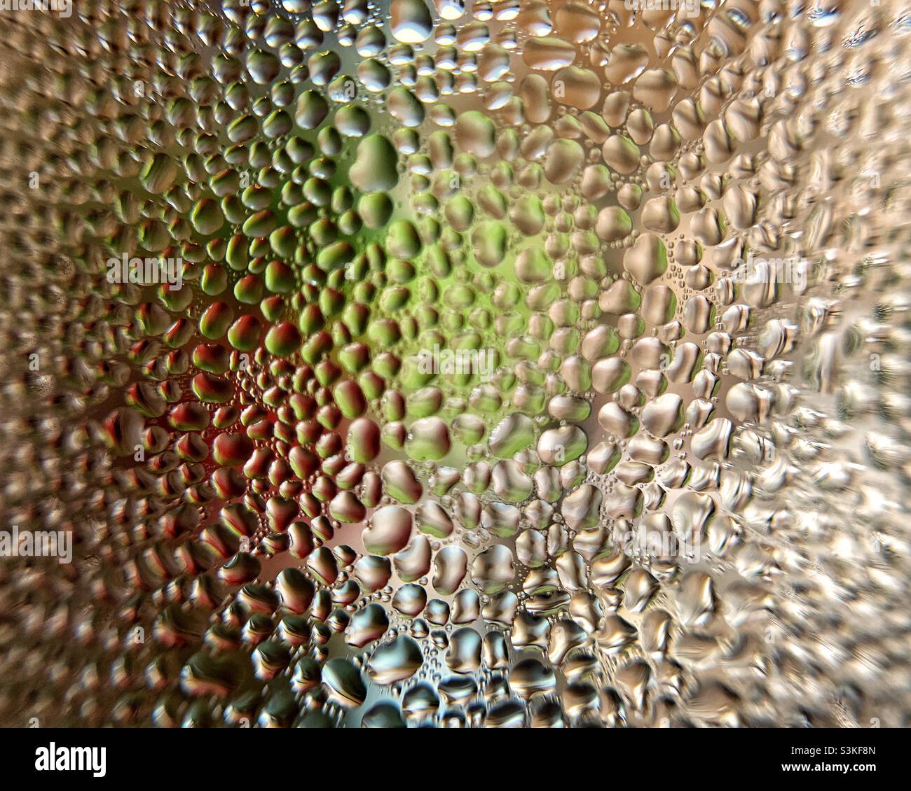 Macro shot of moisture outside transparent glass. - Smartphone Captured Stock Image Macro shot of moisture outside transparent glass. - Smartphone Captured Stock Image