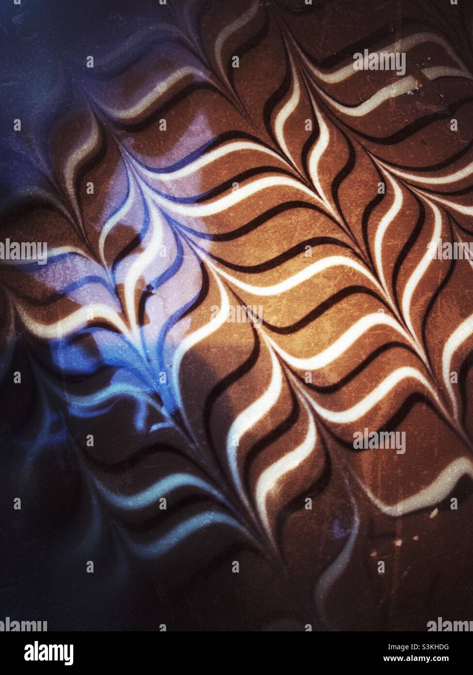 Yummy Chocolate drips design - Smartphone Captured Stock Image