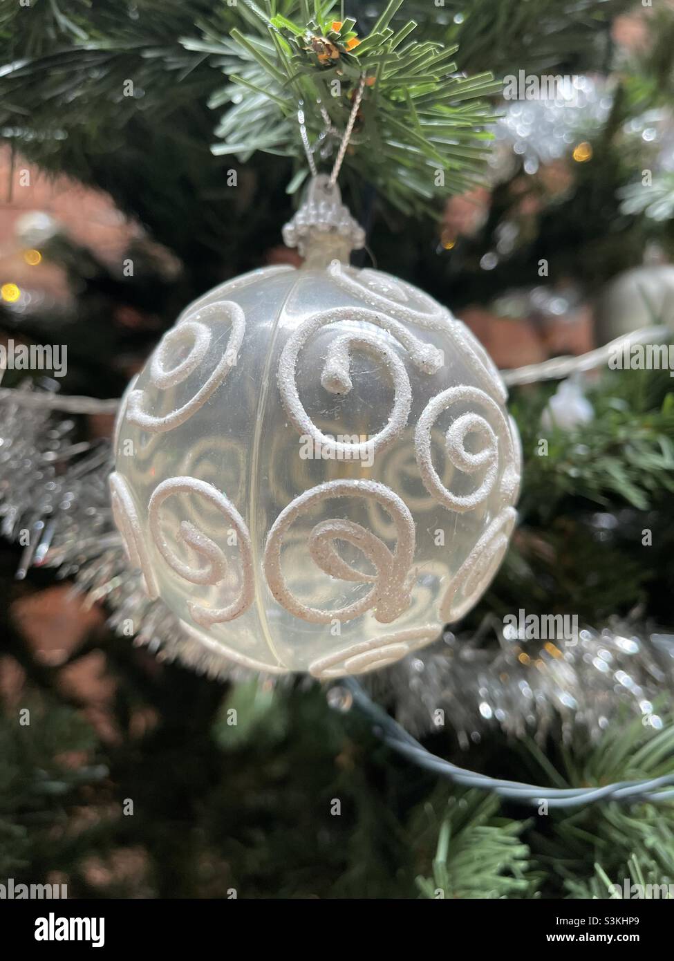 Christmas ball ornament Stock Photo Alamy