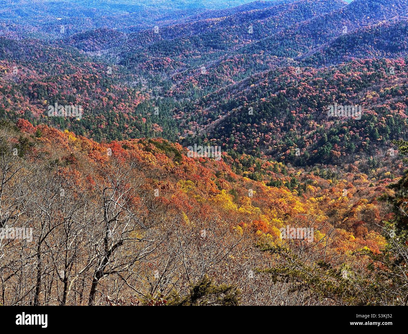 Blue Ridge mountains in North Stock Photo Alamy