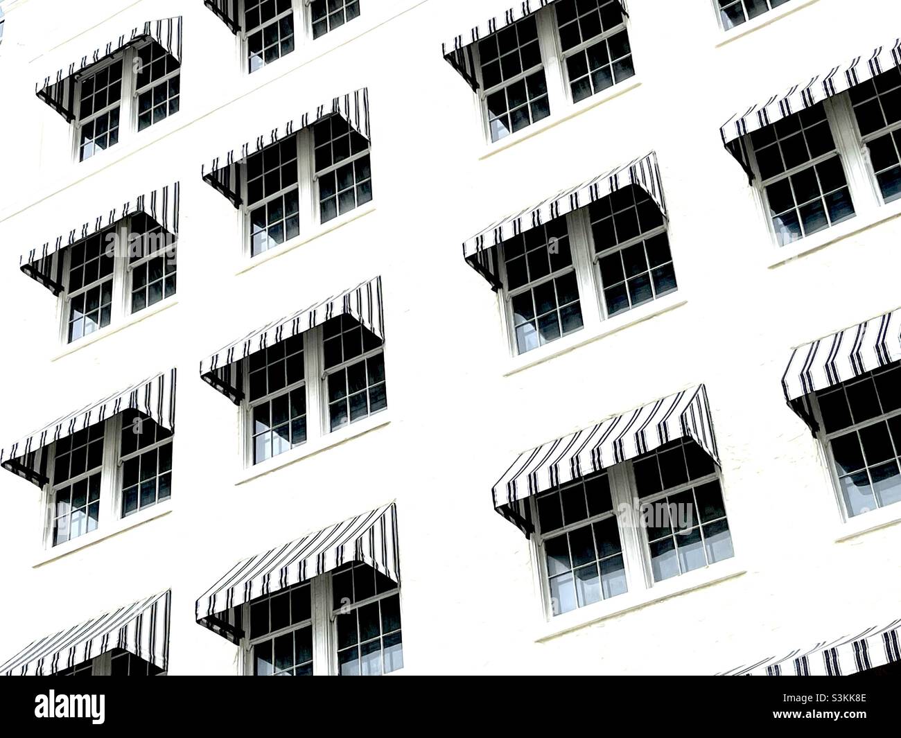 Patterned apartments - Smartphone Captured Stock Image