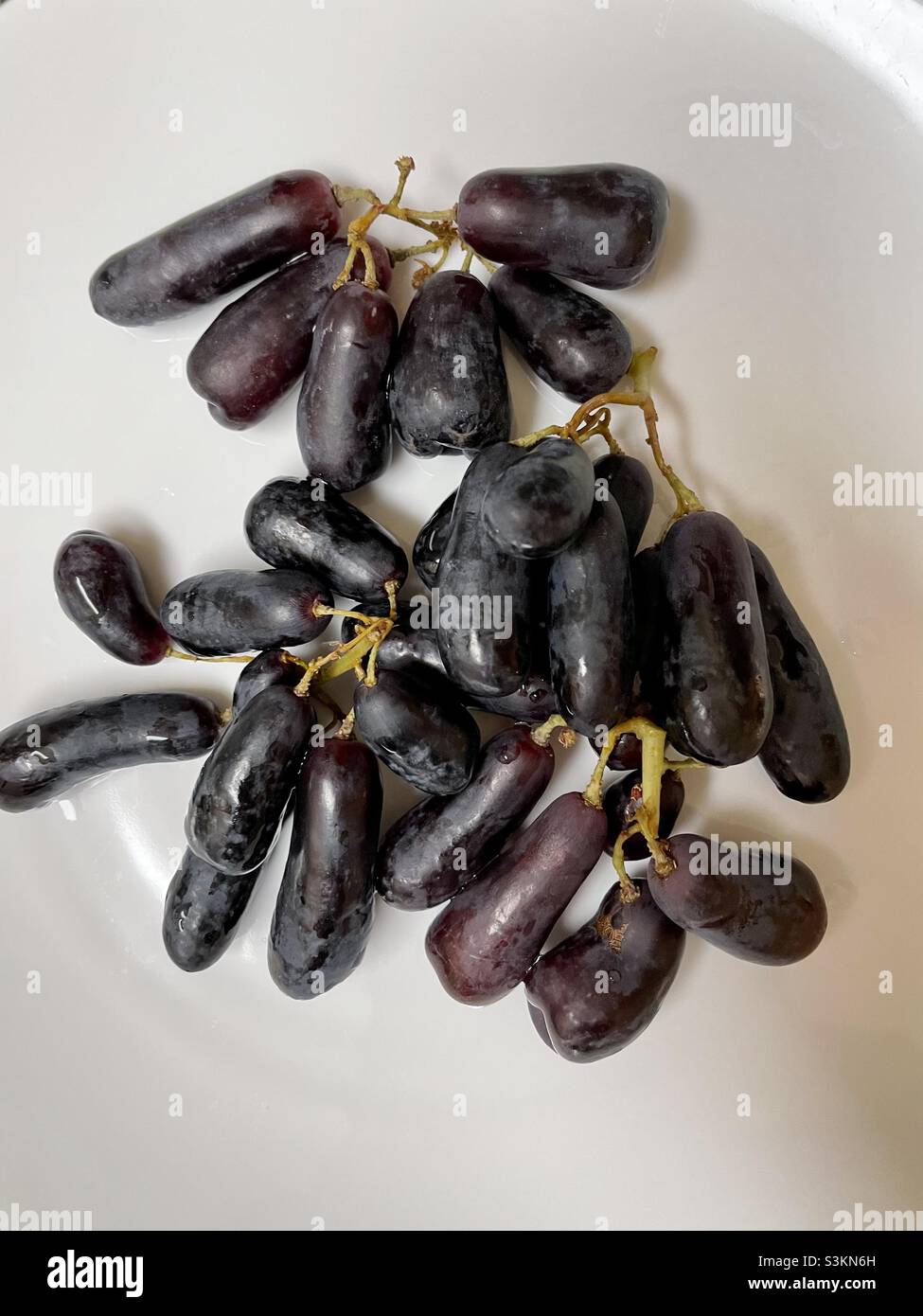 Moon drop grapes Stock Photo Alamy