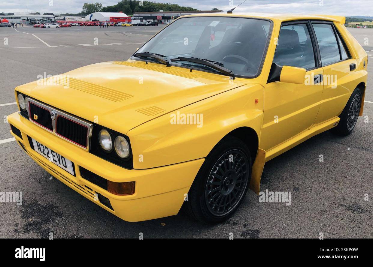 Lancia Delta Integrale - Donington Park Stock Photo