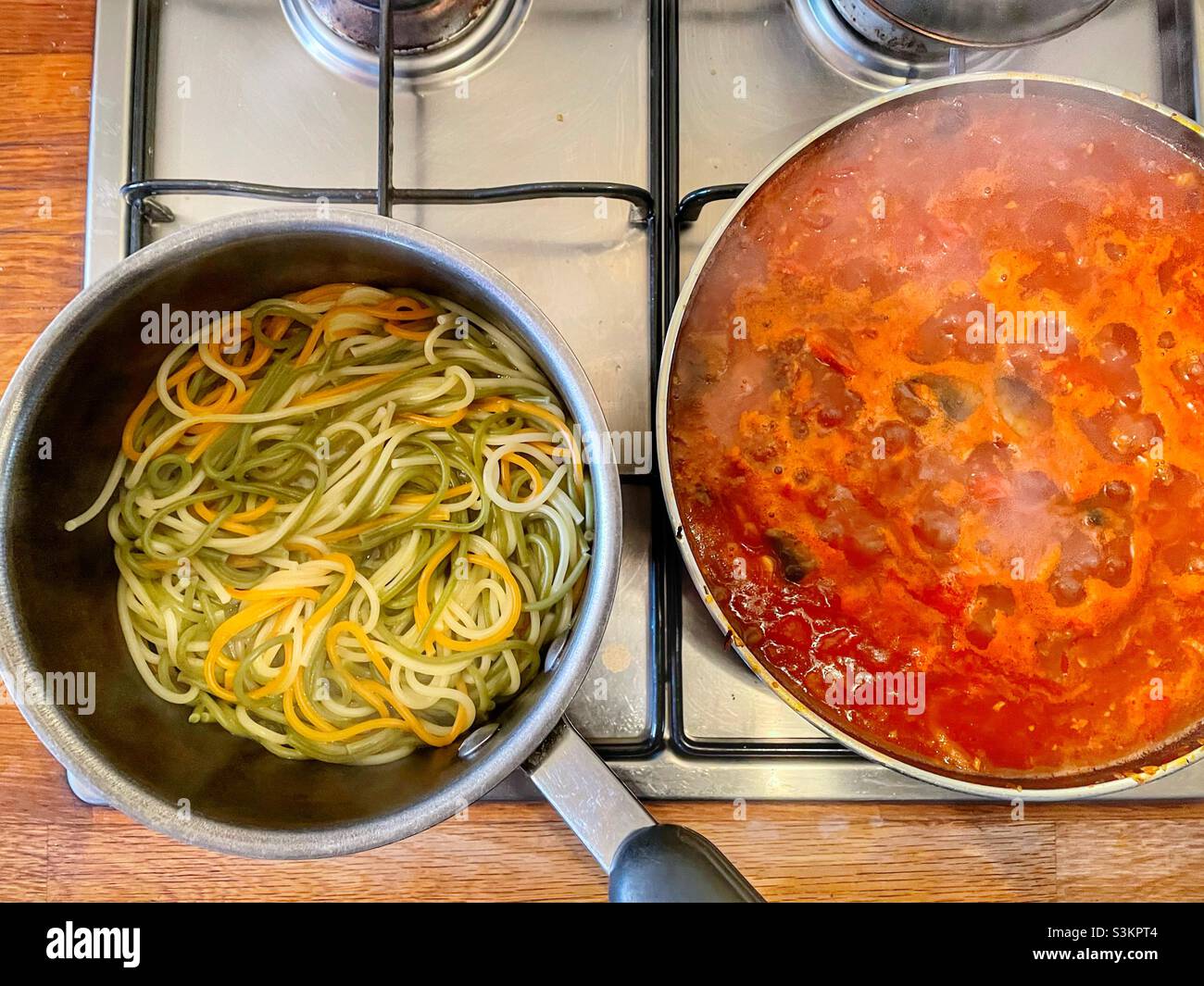 Spaghetti Bolognese - Smartphone Captured Stock Image