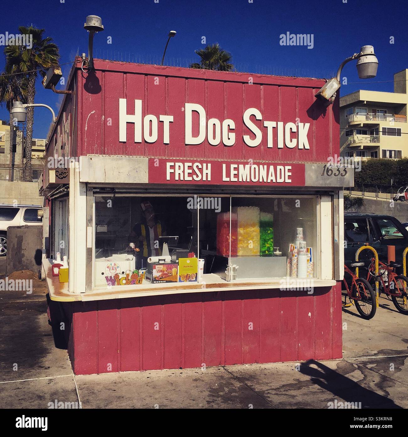 Hot Dog Stick Stock Photo Alamy