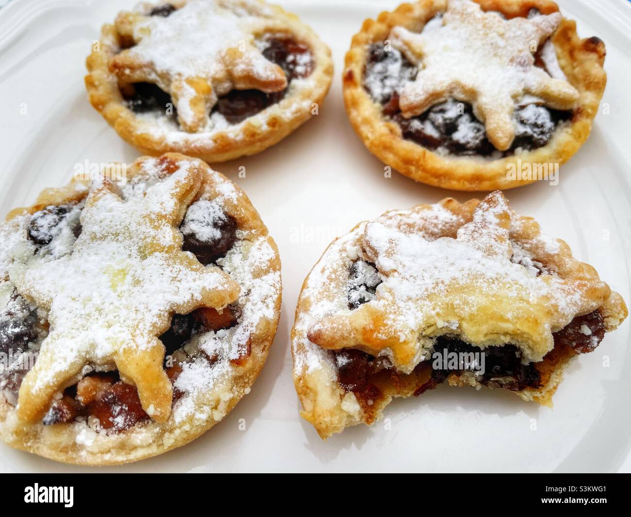 Homemade mince pies - Smartphone Captured Stock Image