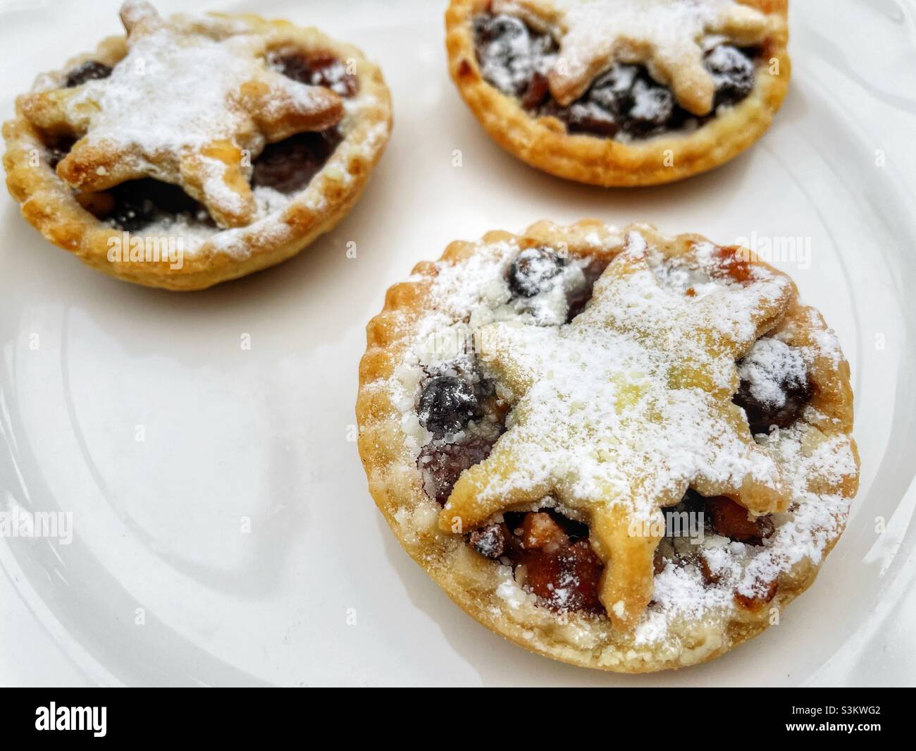 Homemade mince pies - Smartphone Captured Stock Image