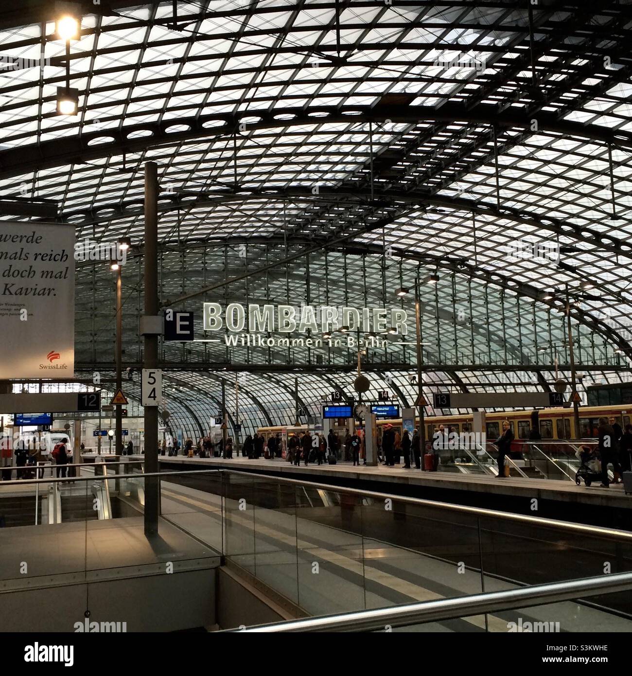 Berlin main train station hi-res stock photography and images - Alamy
