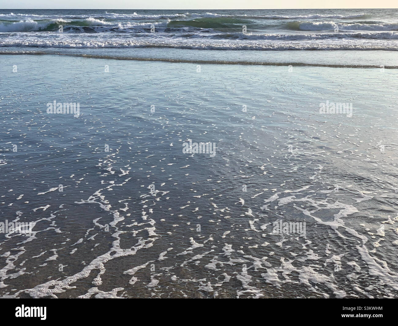 Oceanside City Beach, Oceanside, San Diego County, California, United States, North America - Smartphone Captured Stock Image