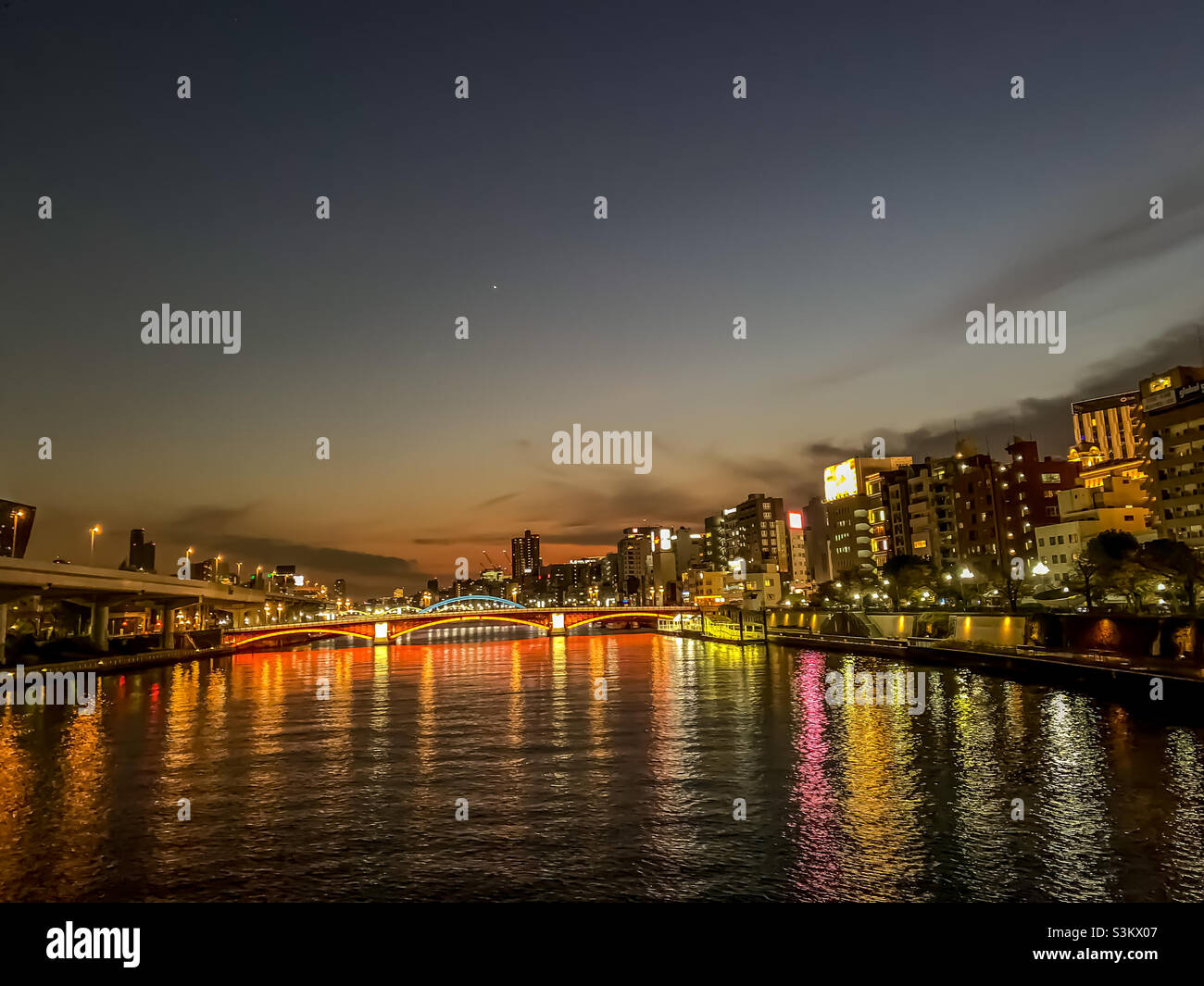 Sumida River from Sumida WalkWay Stock Photo - Alamy