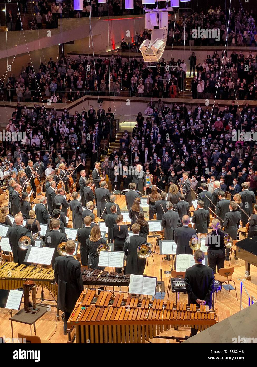 Berlin Philharmonic and John Williams - Smartphone Captured Stock Image