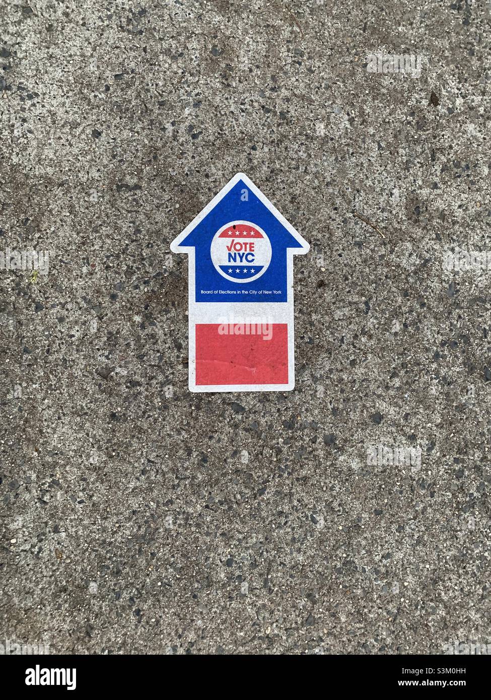 Vote NYC - Smartphone Captured Stock Image