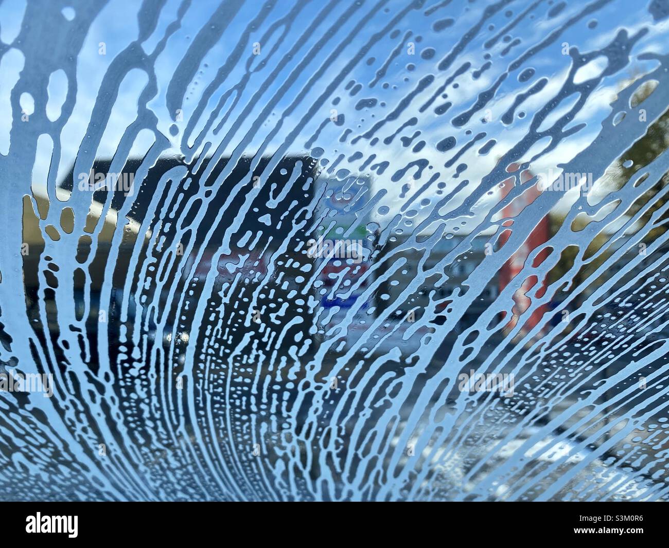 Car Wash Bubbles Stock Photo Alamy