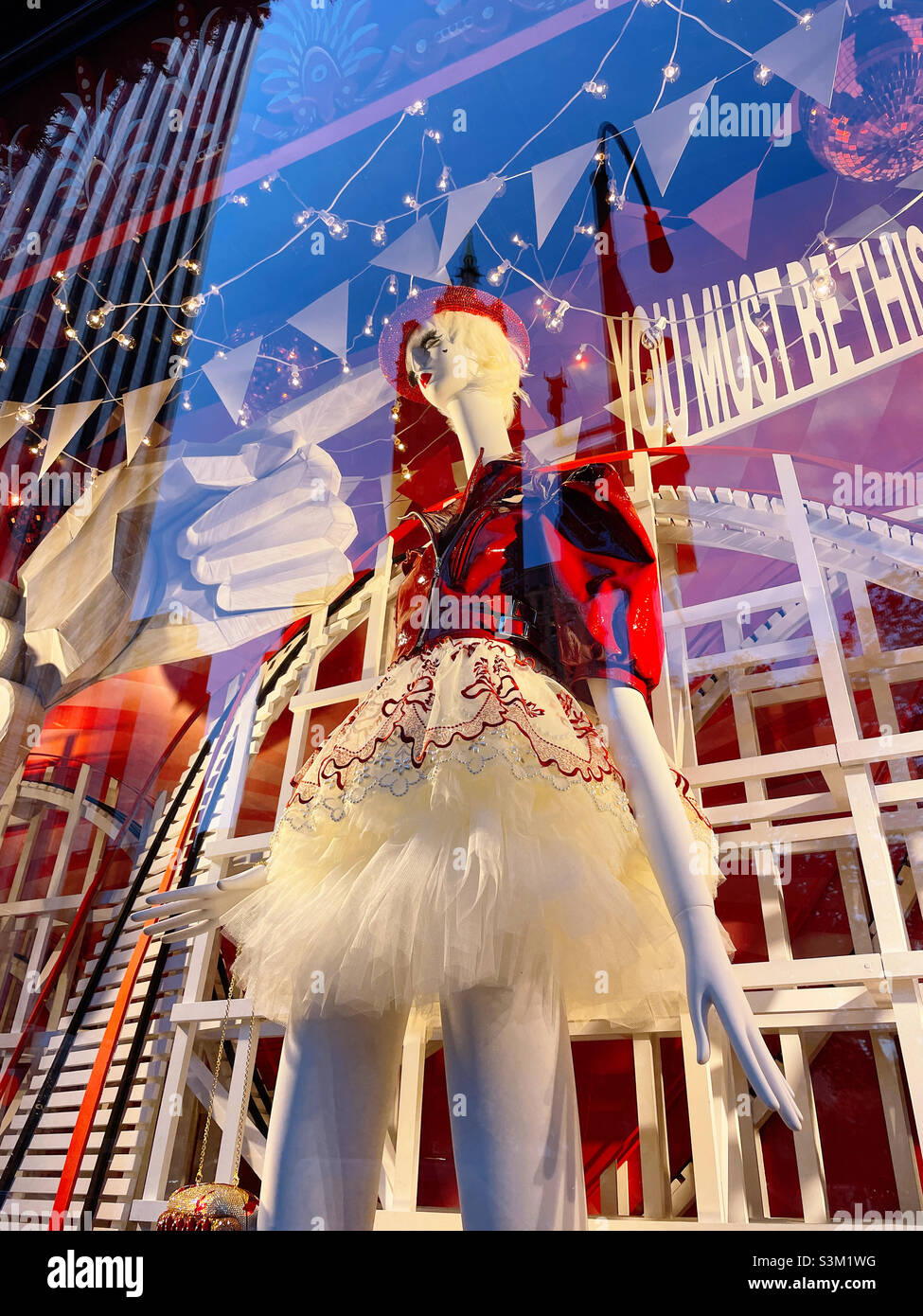 holiday windows at bergdorf goodman new york, ny 2021 Stock Photo - Alamy