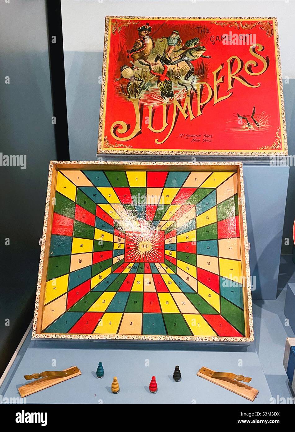 The game of Jumpers from 1900. Stock Photo