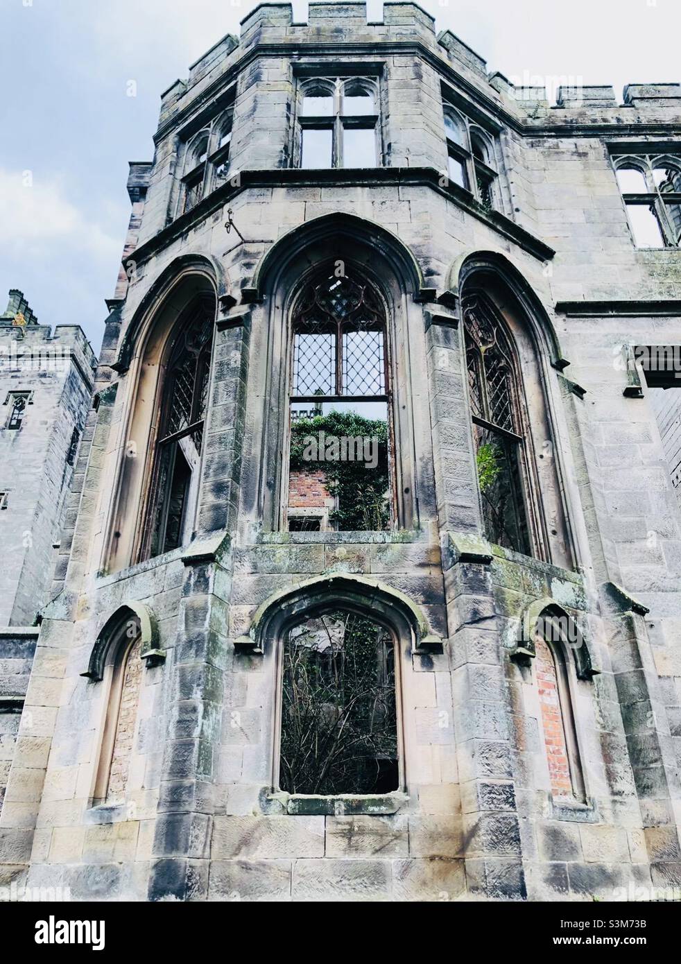 Alton Towers - Alton Staffordshire U.K. - Smartphone Captured Stock Image