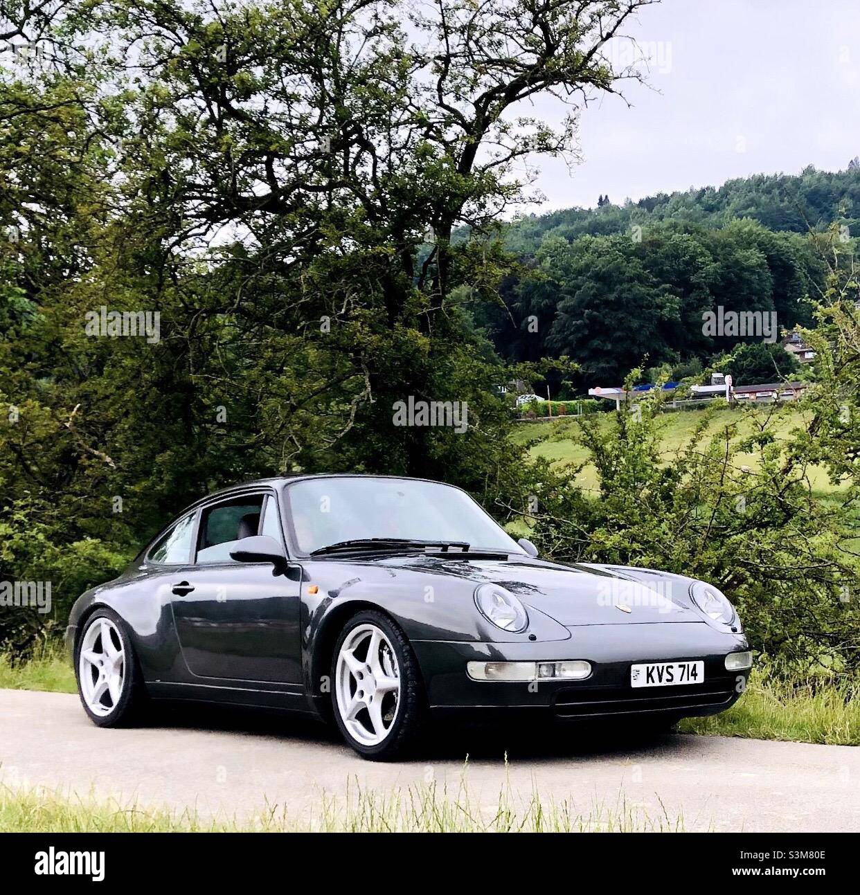 1990s Porsche 911 - Cromford Derbyshire U.K. Stock Photo