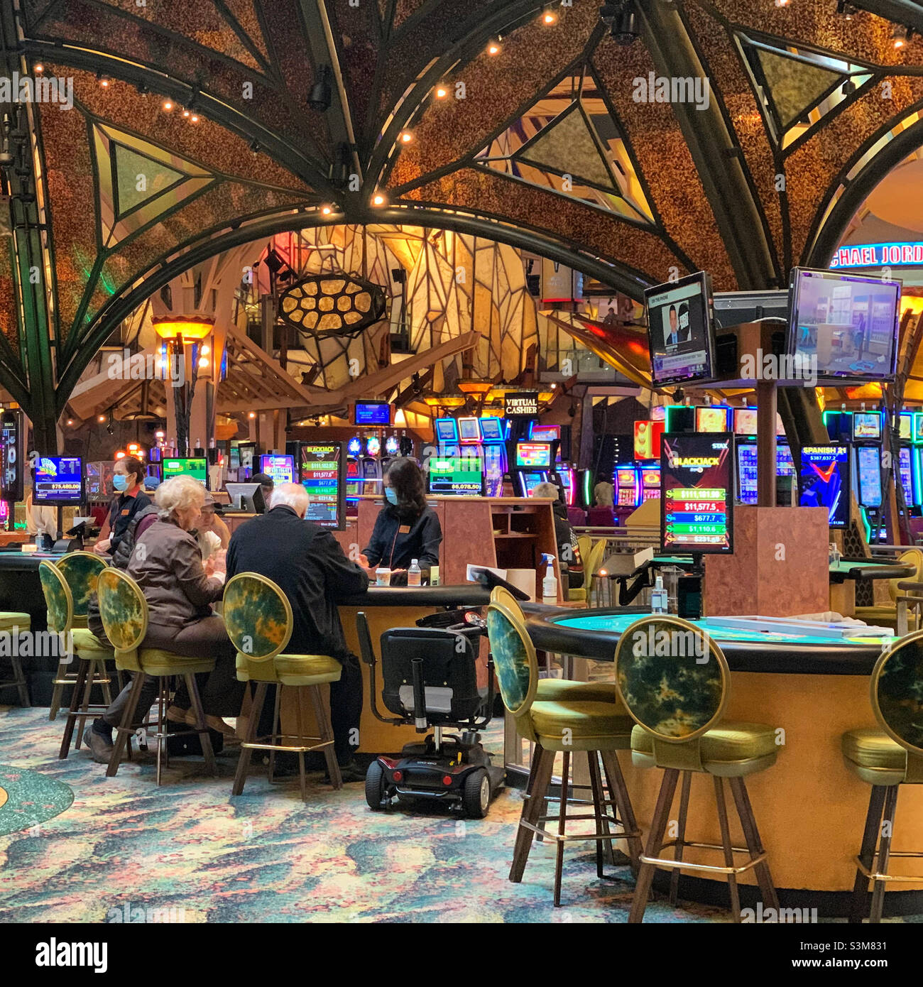 Mohegan Sun Casino, Uncasville, New London County, Connecticut, United States, North America Stock Photo