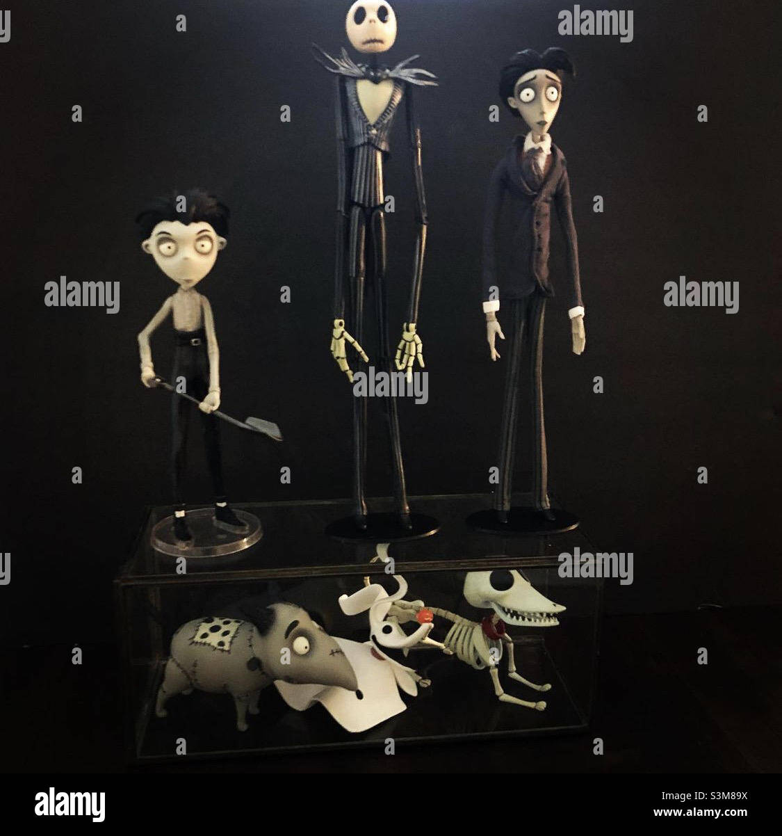 Tim Burton’s Stop motion Characters Stock Photo