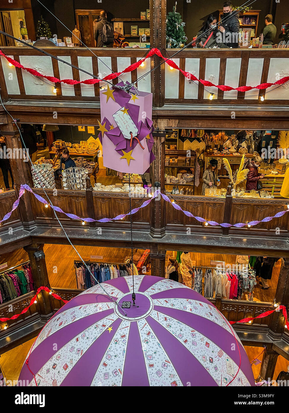 Liberty’s at Christmas - Smartphone Captured Stock Image