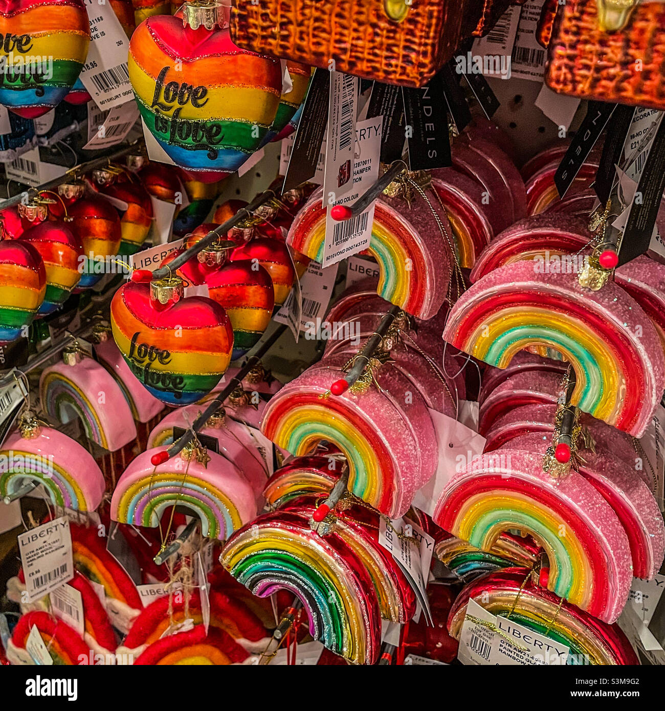 Rainbow Christmas - Smartphone Captured Stock Image