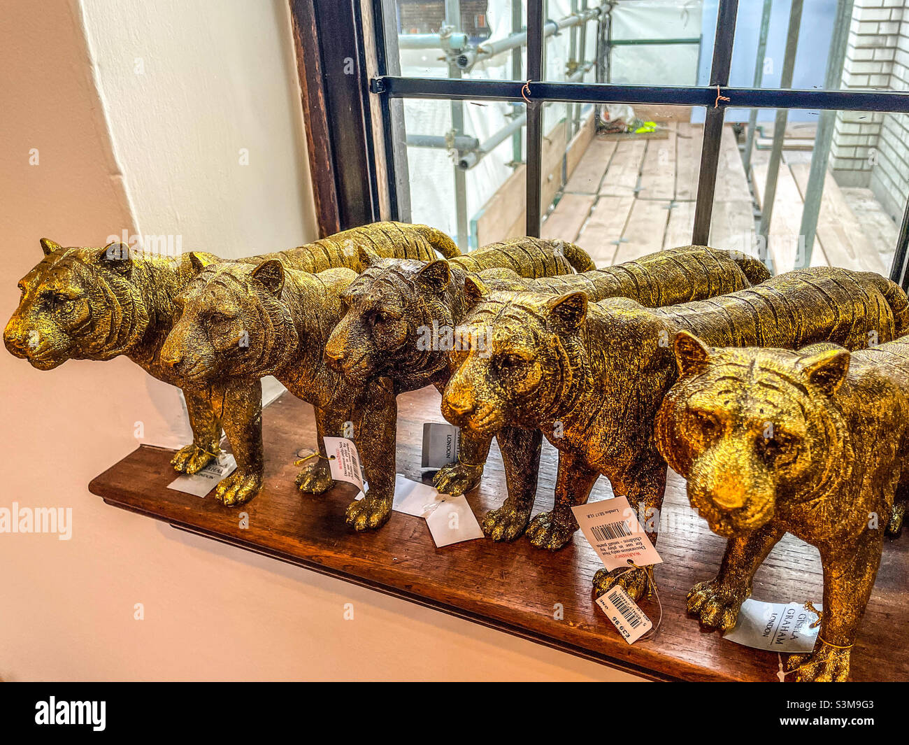 Christmas Tigers - Smartphone Captured Stock Image