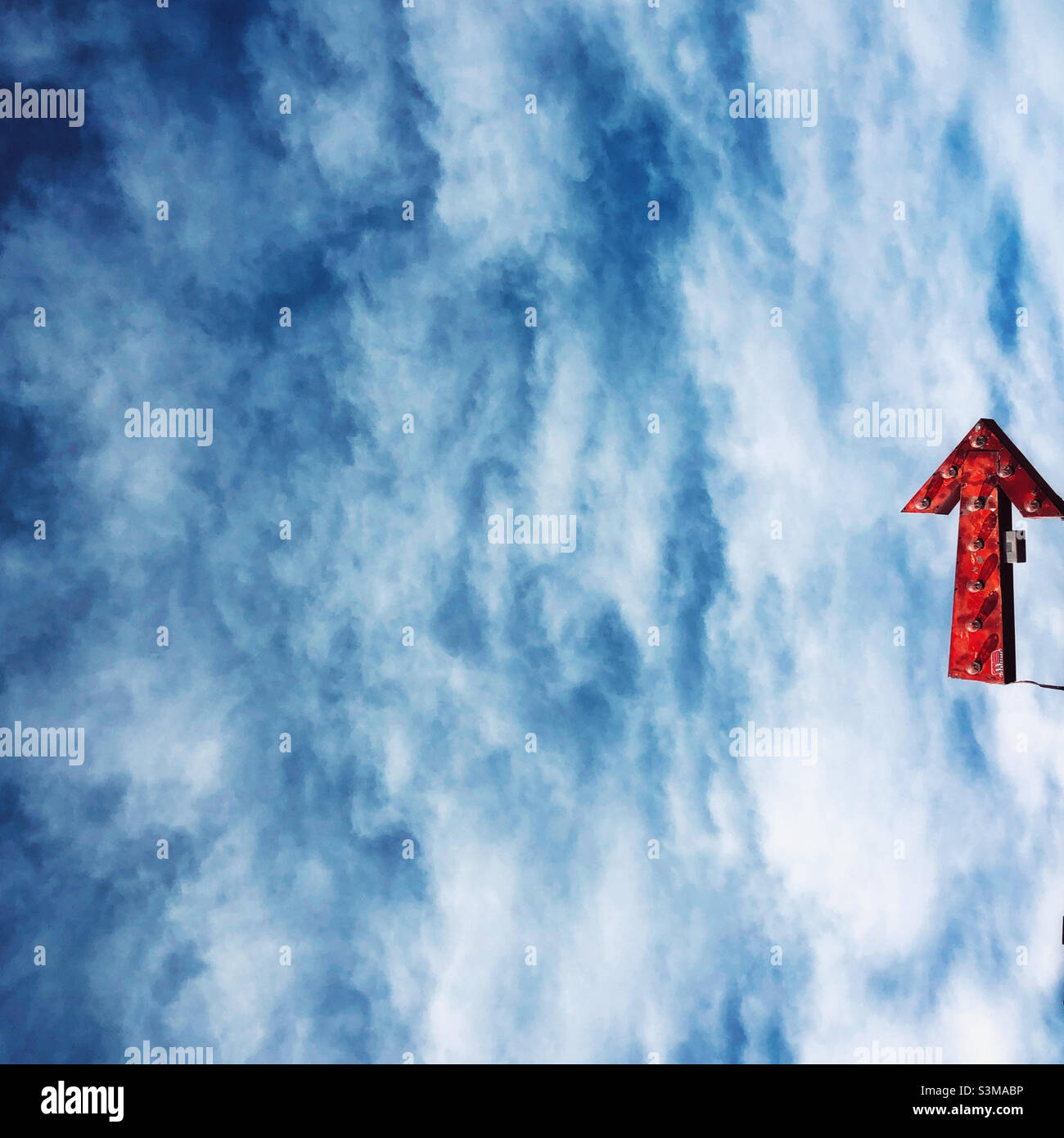 way up - Smartphone Captured Stock Image