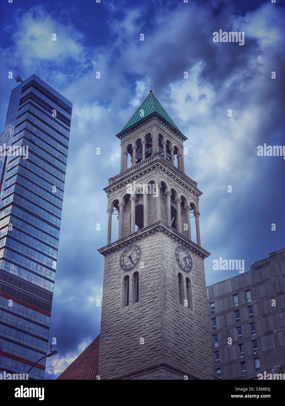 Two clocks - Smartphone Captured Stock Image