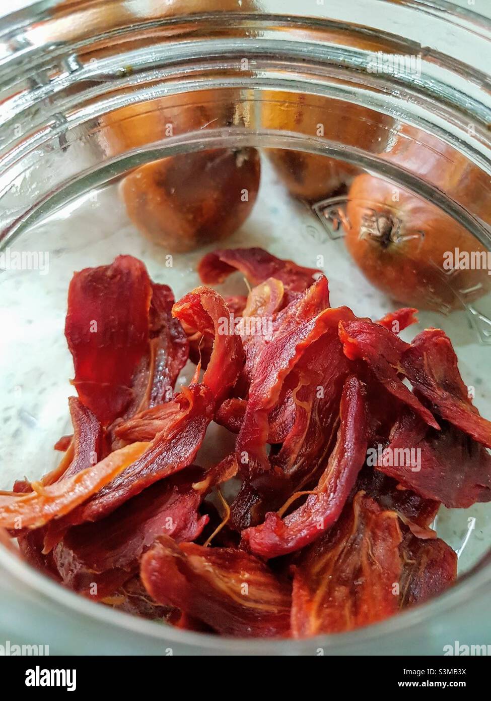 Dried Agbalumo fruit, alasa fruit, African star apple, udara, agbaluma