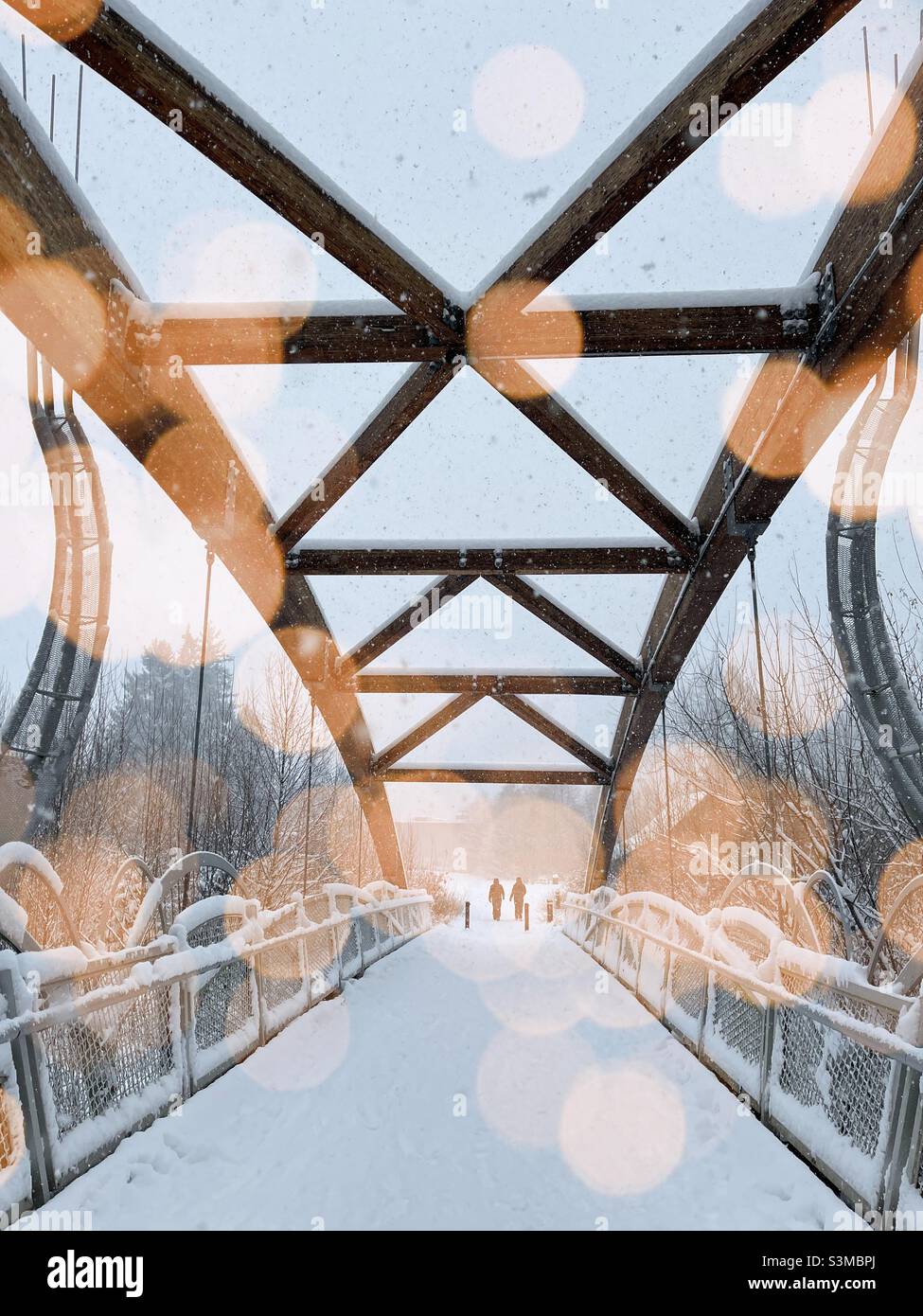 Winter in Issaquah, WA Stock Photo