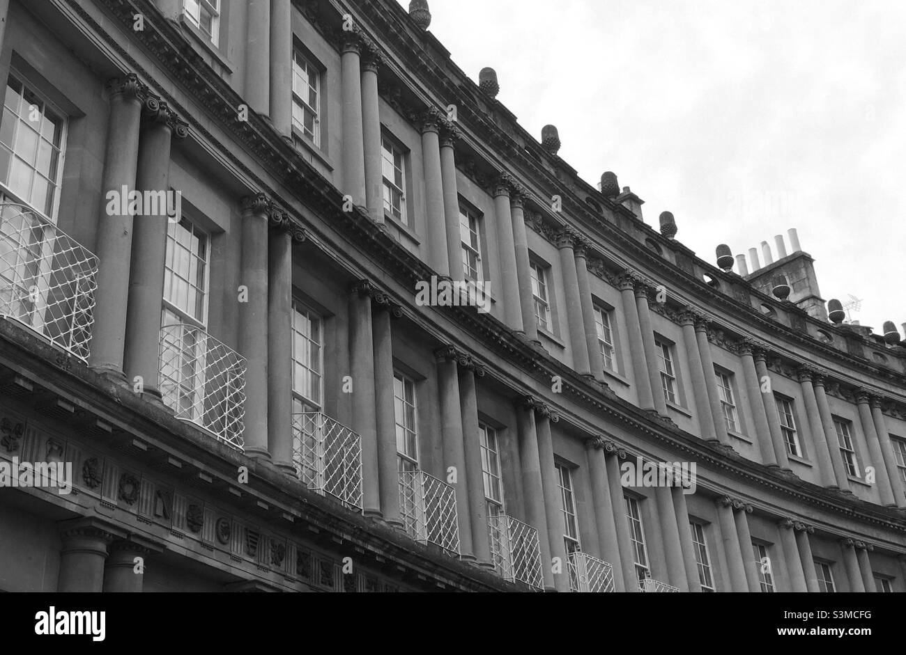 Crescent Buildings - Smartphone Captured Stock Image