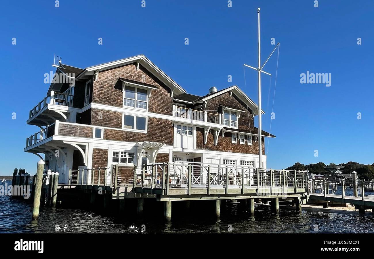 Westerly Rhode Island Yacht Club Stock Photo