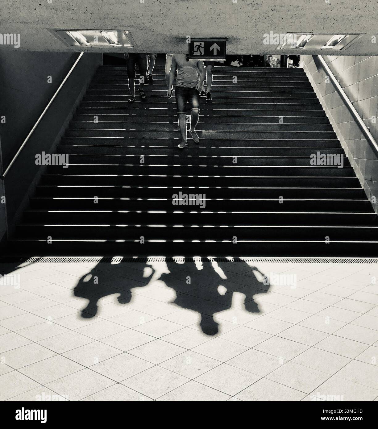 Light and shadows, Budapest Stock Photo