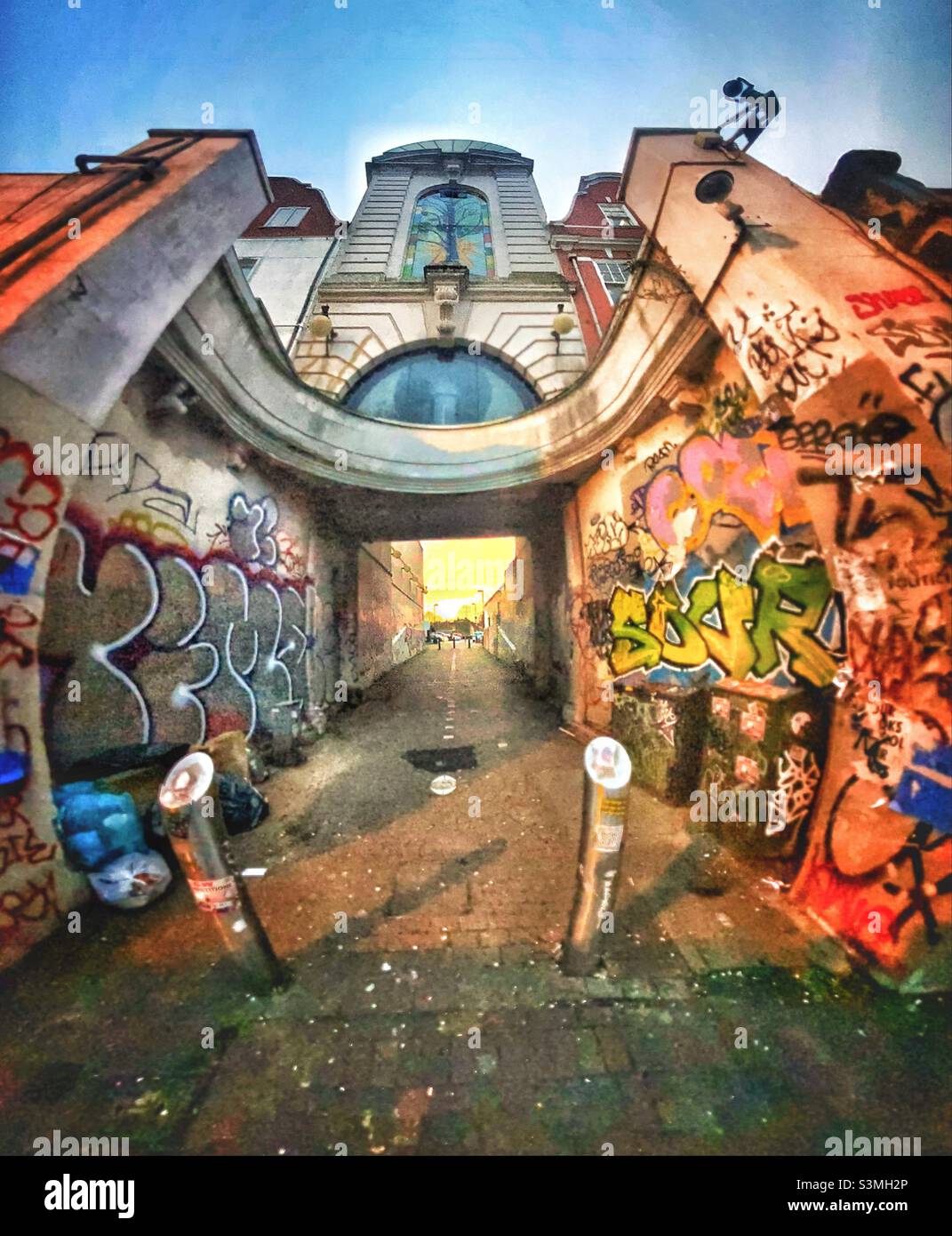 Graffiti in Peckham High street - Smartphone Captured Stock Image